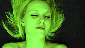 this blonde czech amateur reaches orgasm through fingering in her homemade video