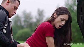 I Helped This Sexy 18 Virgin Reach a Bright Orgasm in Doggy Style