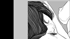 Speed drawing depicts ffm threesome with licking and fucking by artist kramer krameroff