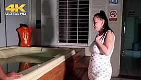 interracial guy eats my tasty ass in the garden