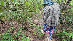 amateur thai villagers having sex in the forest