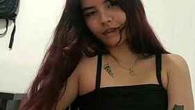 Beautiful Latina stepsister deepthroats and gets bent over for cum.