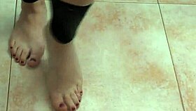 Sexy feet dancers perform enticing routines