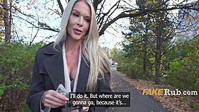 Hot British Married Teacher Picked Up For Cash