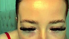 This British teen exchange student is playing solo on webcam.