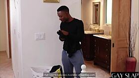 Muscular French Bodybuilder Fucks Big Black Cock