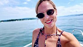 boat trip through the channel to zurich lake