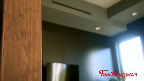 wife initiates threesome with husband and milf