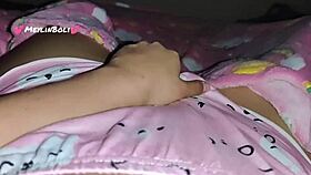 Boldly fingering wet pussy to seduce teacher.