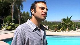 threesome with black milf nyomi banxxx in stockings