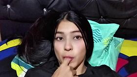 latina with big tits caught with stepsister's boyfriend in homemade video call