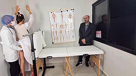 Groom takes bride to doctor for gynecological exam