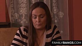 Frustrated mom shares lesbian moment with daughter