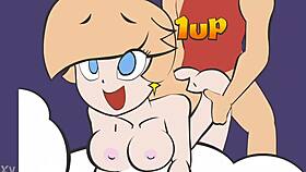 Princess Rosalina Fucks Big Ass in Doggystyle Cumshot