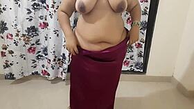 Samiya dances seductively in her bedroom, then gets fucked in doggystyle with her big ass bent over.