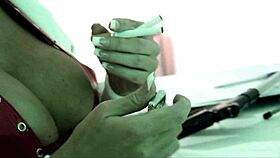 Alexis Silver and Michelle Thorne in intense FFM BDSM threesome action