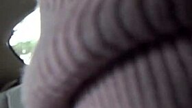 secret video with japanese mature milf in car