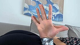 Moms Friend Sucks Dick With Hands Bound