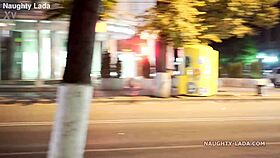 Walking naked at night, flashing in public, feeling the thrill of exhibitionism outdoors.