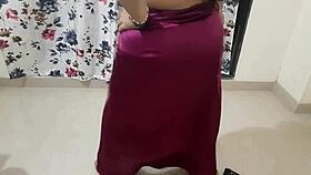 Samiya dances seductively in her bedroom, then gets fucked in doggystyle with her big ass bent over.