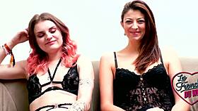 Beka and Trixy Share Passionate Lesbian Kisses and Pussy Licking