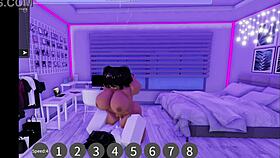 Fucking in two different Roblox condominiums with condoms 😈