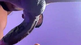 Pretty brunette says goodbye to stepbrother.