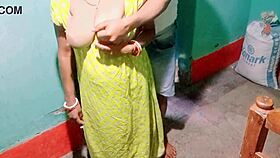 Bhabhi catches stepbrother fingering her hairy clit