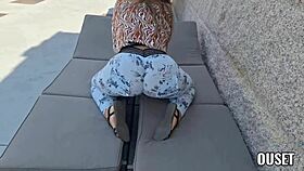 Latina ouset enjoys outdoor fun with a big cock in her huge ass