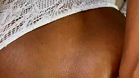 I gave her a sloppy blowjob with anal, choking on that big cock in our quickie session.