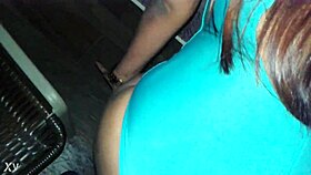 i got new leggings and body, trying them on while groping in nylon leggings