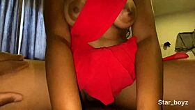 my college fest hot red saree girl fucked hard its a viral video