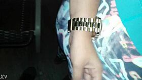 i got new leggings and body, trying them on while groping in nylon leggings