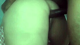 Oh, I Adore My Ass On All Fours Moaning Loud For Black Guy To Cum Inside!