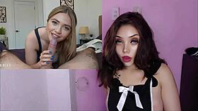 Busty lover with big natural tits receives good treatment.