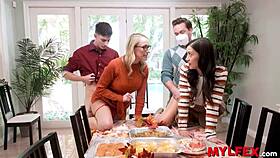 Mylfex - Close Family Celebrates With Dinner