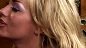 Blonde teen Paige Ashley gets anal and creampie