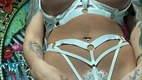 Dildos Compilation: Horny Brunette with Glasses Masturbates