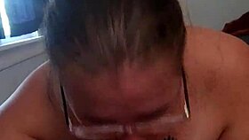 Will She Swallow The Huge Load?