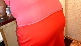 I jerk off to my neighbor in the kitchen while she is preparing dinner.