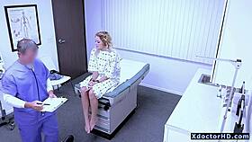 THE DOCTOR TOUCHED MY TITS AND BUTT SO I GOT HORNY AND SUCKED HIS COCK AT WORK