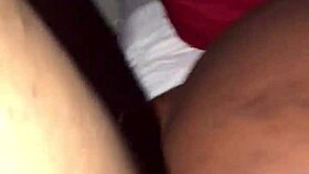 Big dick Chris absolutely destroys that tight ebony pussy in intense doggystyle pounding.