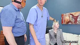 Frisky Nympho Taken In Anal Hole Loony Bin For Painful Treatment