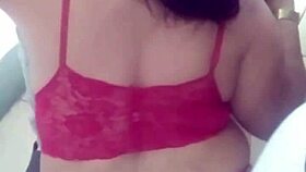 African bride gives monster cock blowjob in garage before wedding night