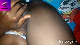 touching her unwashed creamy early morning pussy in the garage 😊