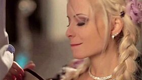 Beautiful German MILF sucks cock hard!