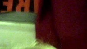 Blonde milf shows tits and panties