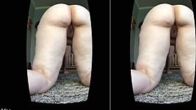 BBW says, 'Watch my big ass spreading in VR'