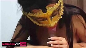 bella latina with long hair gets fucked hard from behind