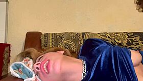 Teen Pornstar Blonde Gets Choked During Wet Homemade Throat Fuck Sloppy Blowjob With Licking Spitting And Cumshot